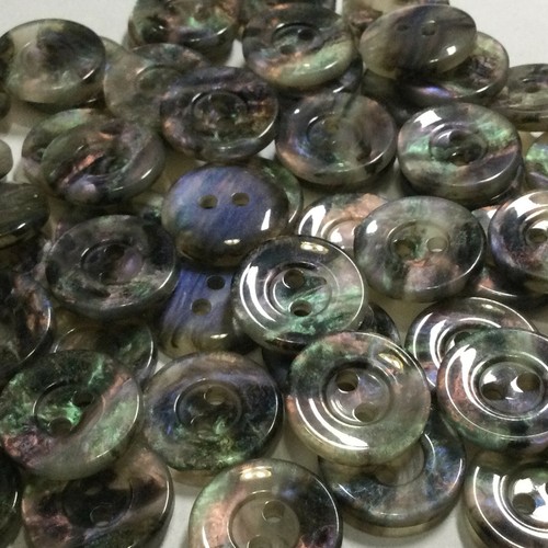 Faux abalone multi - faux, multi-color